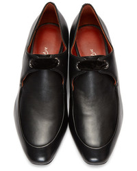 3.1 Phillip Lim Black Square Lace Up Loafers