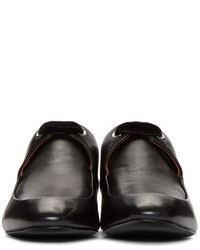 3.1 Phillip Lim Black Square Lace Up Loafers