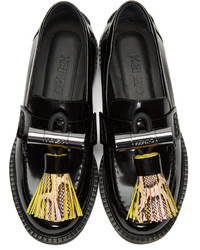 Kenzo Black Tassel Loafers