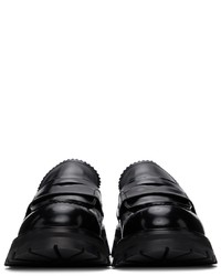 Alexander McQueen Black Worker Loafers