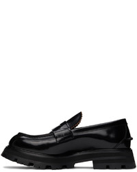 Alexander McQueen Black Worker Loafers