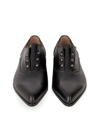 Lanvin Boyish Leather Slip On Loafers