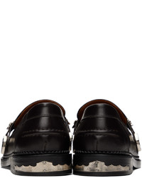 Toga Virilis Brown Leather Loafers
