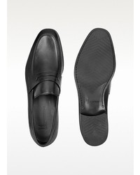 Moreschi Brunei Black Leather Loafer