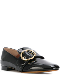 Bally Buckled Front Pointed Loafers
