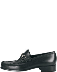 Gucci Classic Leather Horsebit Loafer Black
