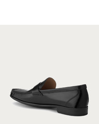 bally colbar leather loafers