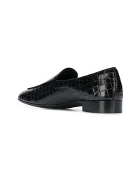 Giuseppe Zanotti Design Croc Effect Loafers