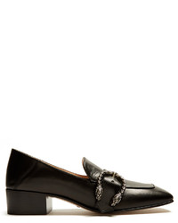 Gucci Dionysus Buckle Leather Loafers