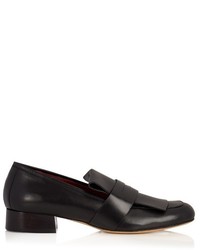 Ellery Dubois Square Toe Leather Loafers