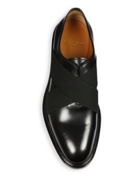 Givenchy Elastic Strap Leather Loafers