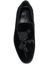 Alexander McQueen Embroidered Slippers