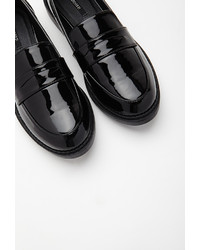 Forever 21 Faux Patent Leather Loafers