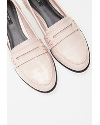 Forever 21 Faux Patent Penny Loafers