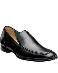 Florsheim Fluent Venetian Black Smooth Leather Penny Loafers