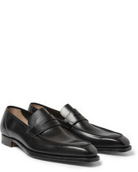 George Cleverley George Leather Penny Loafers