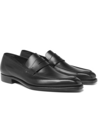 George Cleverley George Leather Penny Loafers
