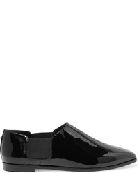 Jimmy Choo Glint Patent Leather Loafers Black