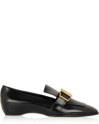 Tod's Glossed Leather Loafers