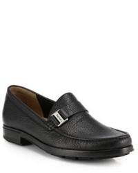 Bally Grained Leather Loafers