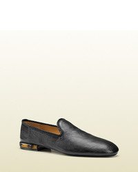 Gucci Leather Loafer With Piping