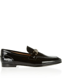 Gucci Horsebit Detailed Patent Leather Loafers
