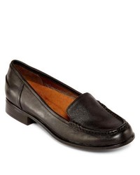 Hush Puppies Blondelle Leather Loafers Black