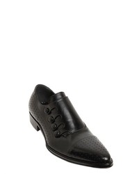 Jo Ghost 20mm Perforated Leather Monk Strap Shoes