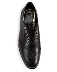Lanvin Laceless Leather Loafers