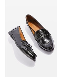 Topshop Ladybird Patent Loafers