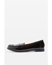 Topshop Ladybird Patent Loafers