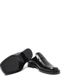 Balenciaga Leather Backless Loafers