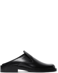 Balenciaga Leather Backless Loafers