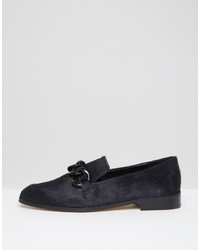 Mango Leather Buckle Loafer