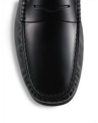 Tod's Leather Gomma Spider Loafers