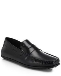 Tod's Leather Gomma Spider Loafers