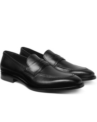 Dunhill Leather Penny Loafers