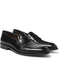 Canali Leather Penny Loafers
