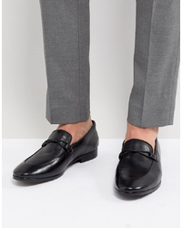 Dune Loafers In Black Leather