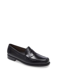 G.H. Bass & Co. Logan Leather Penny Loafer In Black At Nordstrom