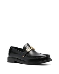 Moschino Logo Plaque Apron Toe Loafers