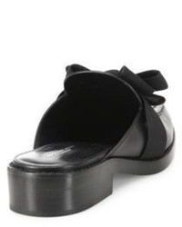 Michael Kors Michl Kors Collection Suki Leather Grosgrain Slip On Loafers