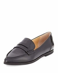 MICHAEL Michael Kors Michl Michl Kors Connor Patent Leather Penny Loafer Black