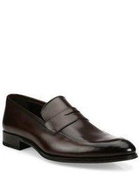 To Boot New York Frances Leather Penny Loafers