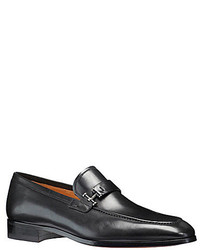 Magnanni Paseo Leather Strap Dress Loafers