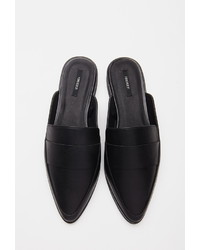 Forever 21 Pointed Faux Leather Loafers