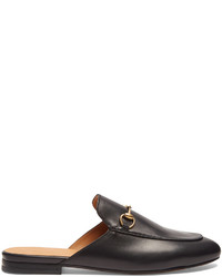 Gucci Princetown Leather Backless Loafers
