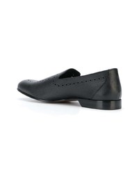 Dolce & Gabbana Punch Hole Detailed Loafers