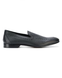 Dolce & Gabbana Punch Hole Detailed Loafers