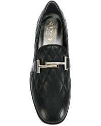 Tod's Quilted Double T Loafers